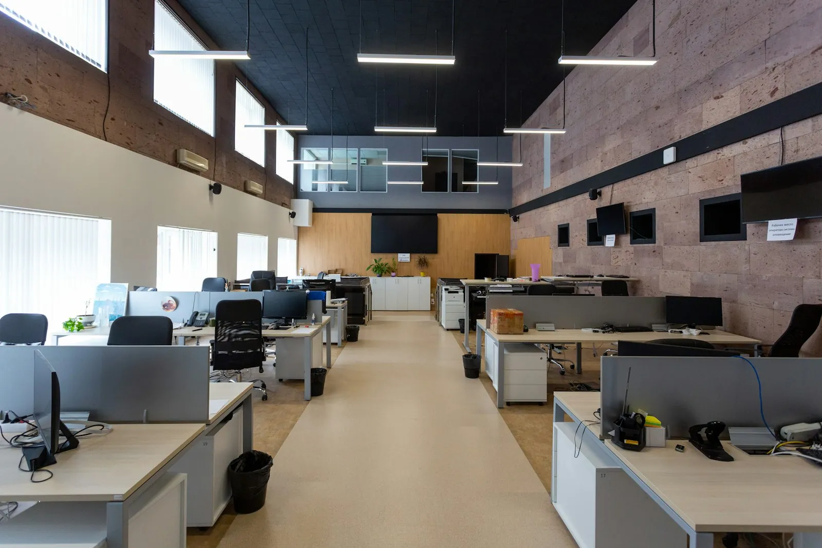 Arbeitsplätze im Büro